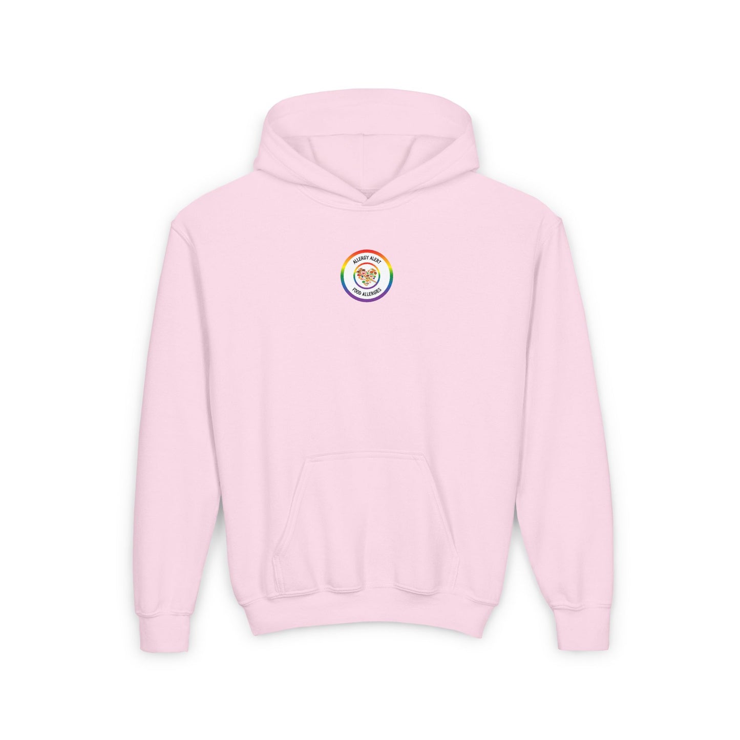 Multiple Allergies Rainbow Logo Youth Hoodie