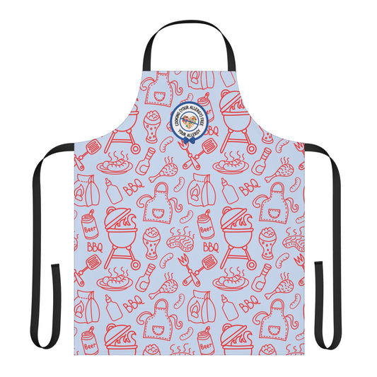 BBQ Blue Logo Apron