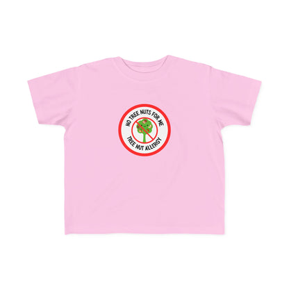 Tree Nut Allergy Red Logo Toddler Tee