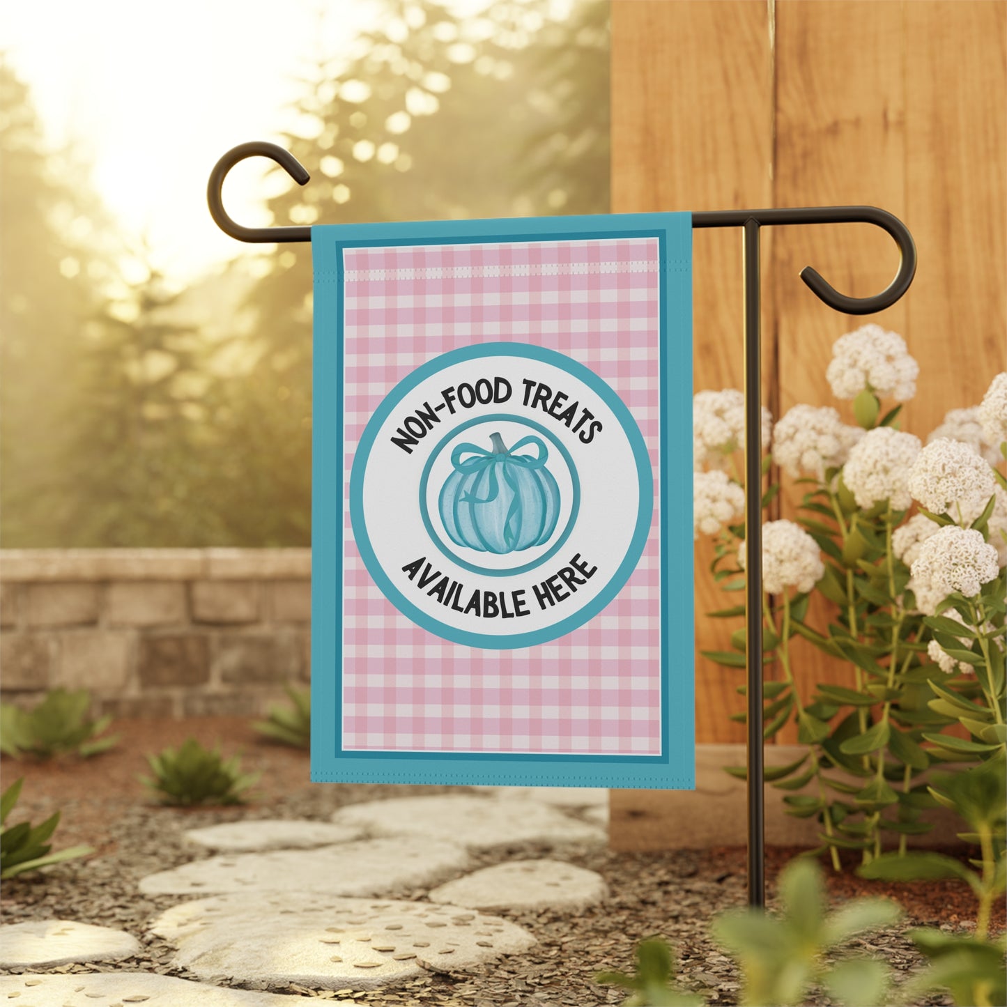 Allergy Awareness Halloween Garden Flag – Safe Trick-or-Treat Yard Sign with Non-Food Treats Message