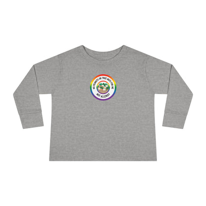 Nut Allergy Rainbow Logo Toddler Long Sleeve