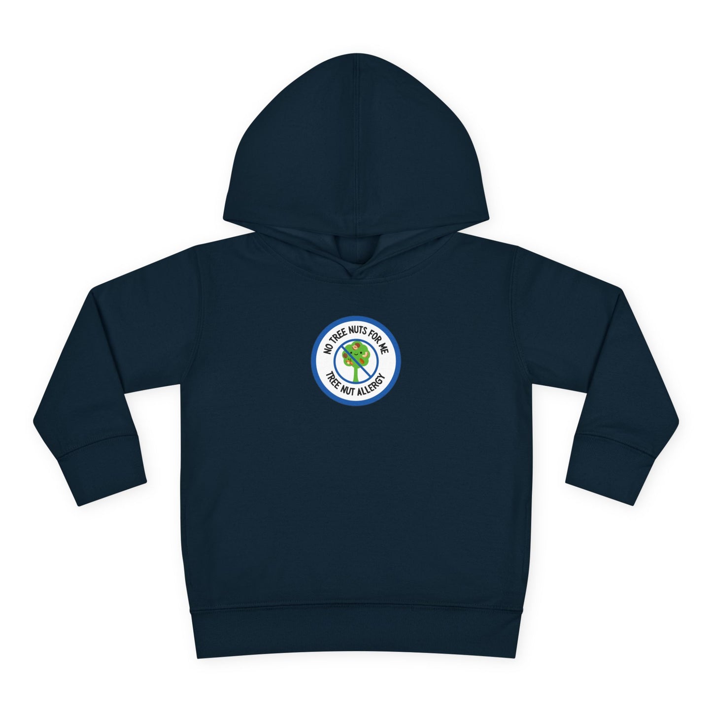 Tree Nut Allergy Blue Logo Toddler Hoodie