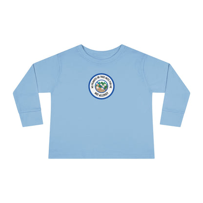 Nut Allergy Blue Logo Toddler Long Sleeve