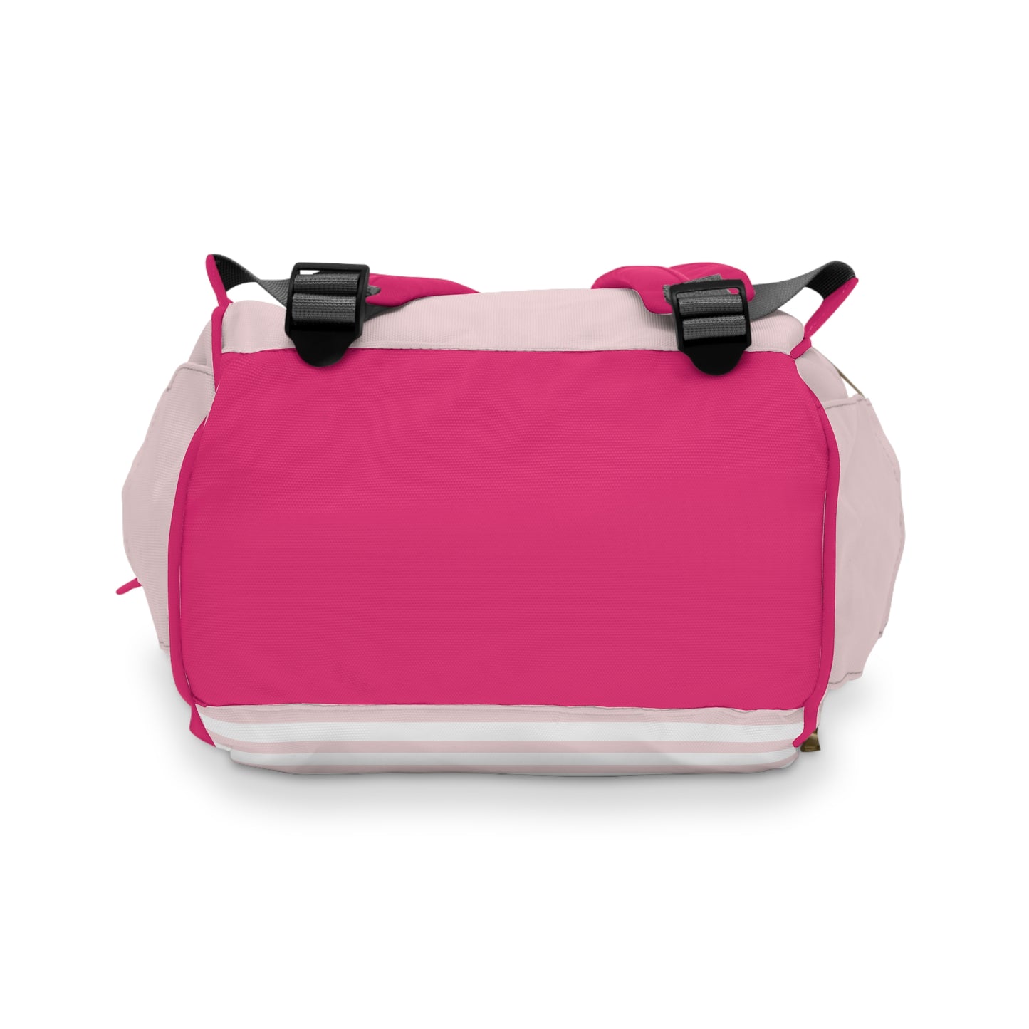 Pink Striped Diaper Backpack