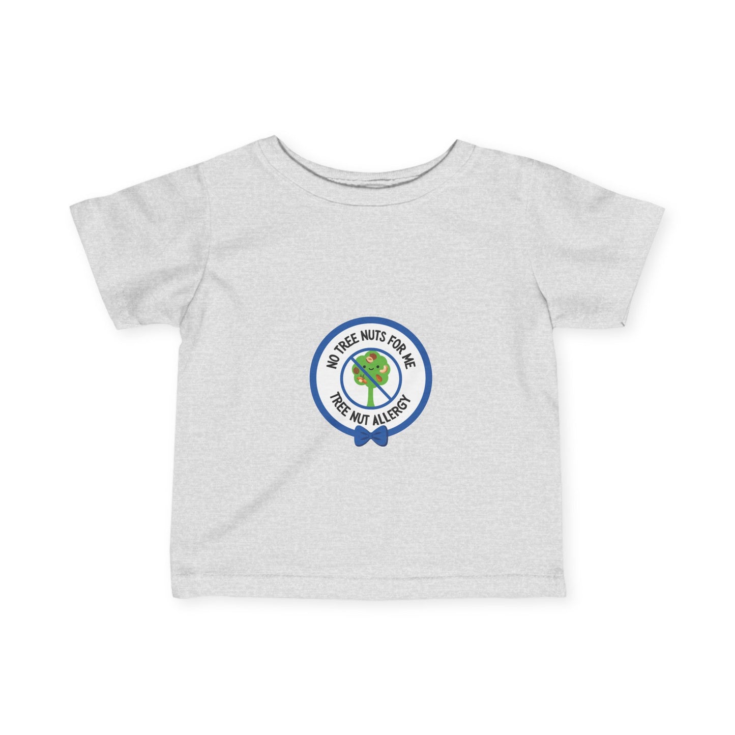 Tree Nut Allergy Blue Logo Baby Tee