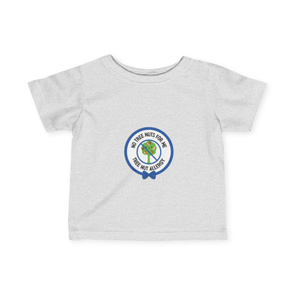Tree Nut Allergy Blue Logo Baby Tee