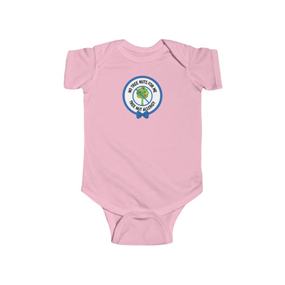 Tree Nut Allergy Blue Logo Short Sleeve Onesie