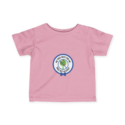 Tree Nut Allergy Blue Logo Baby Tee