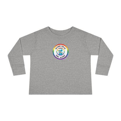 Dairy Allergy Rainbow Logo Toddler Long Sleeve