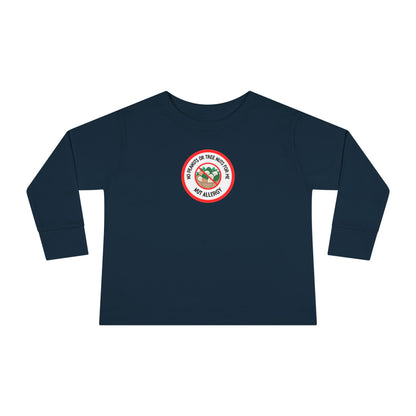 Nut Allergy Red Logo Toddler Long Sleeve