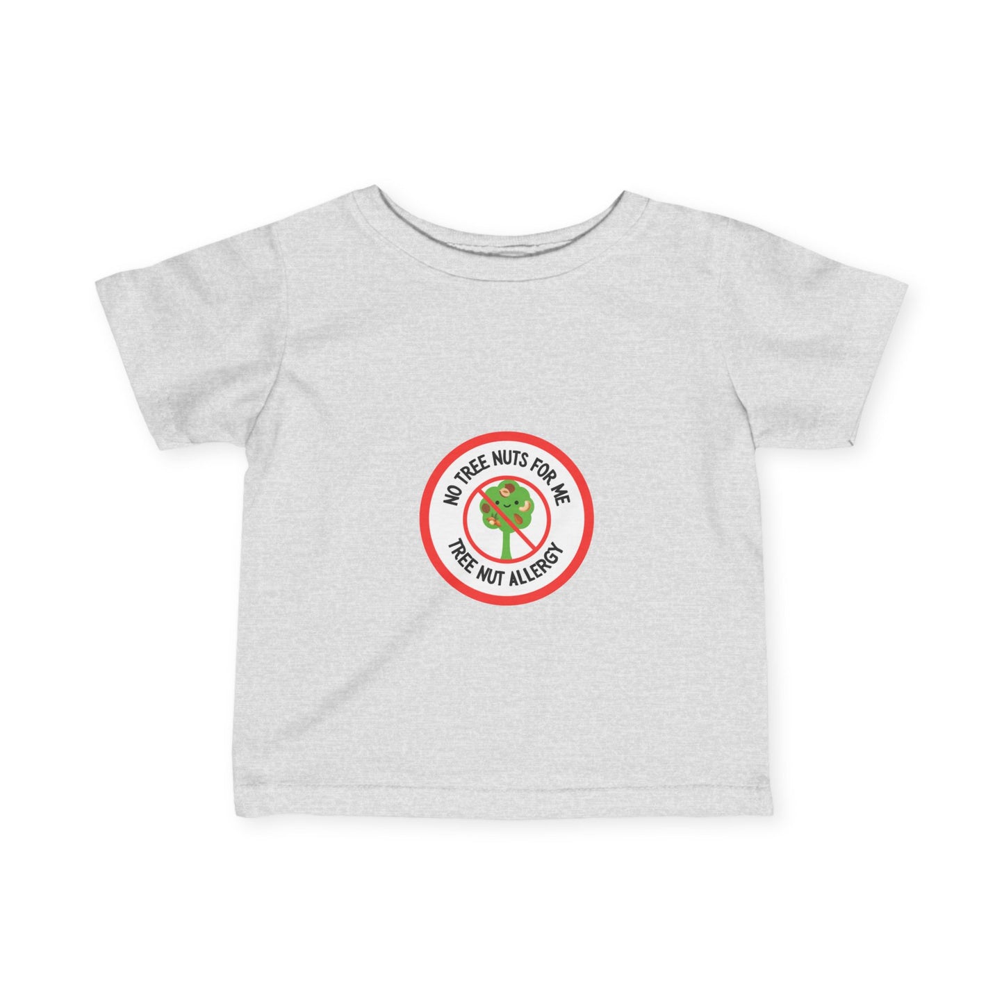 Tree Nut Allergy Red Logo Baby Tee
