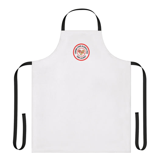 Red Logo Food Allergy Apron