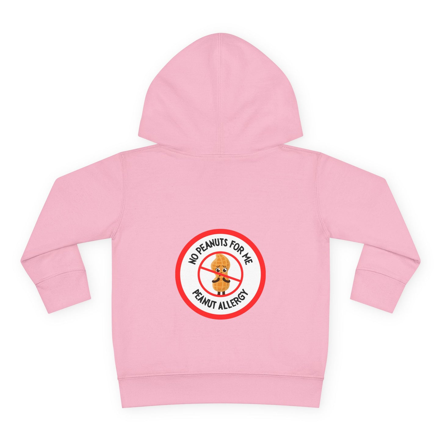 Peanut Allergy Red Logo Toddler Hoodie