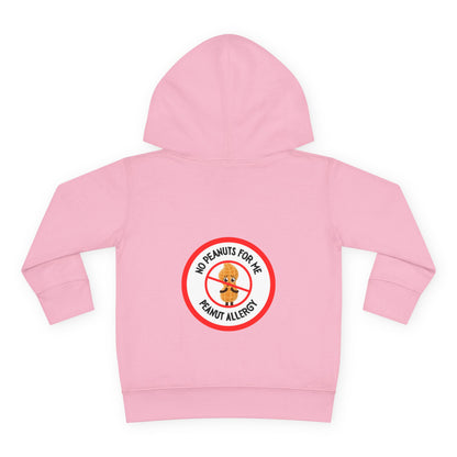 Peanut Allergy Red Logo Toddler Hoodie