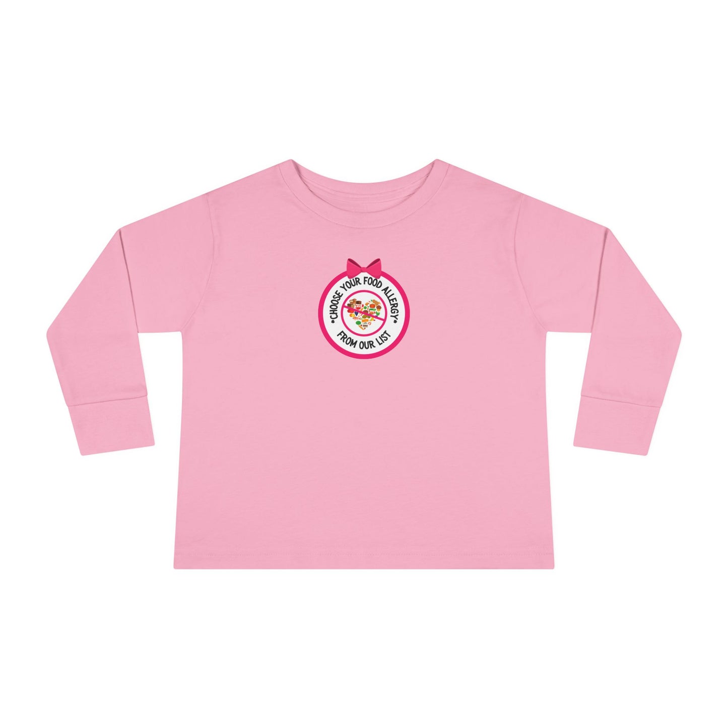 Other Food Allergies Pink Logo Toddler Long Sleeve