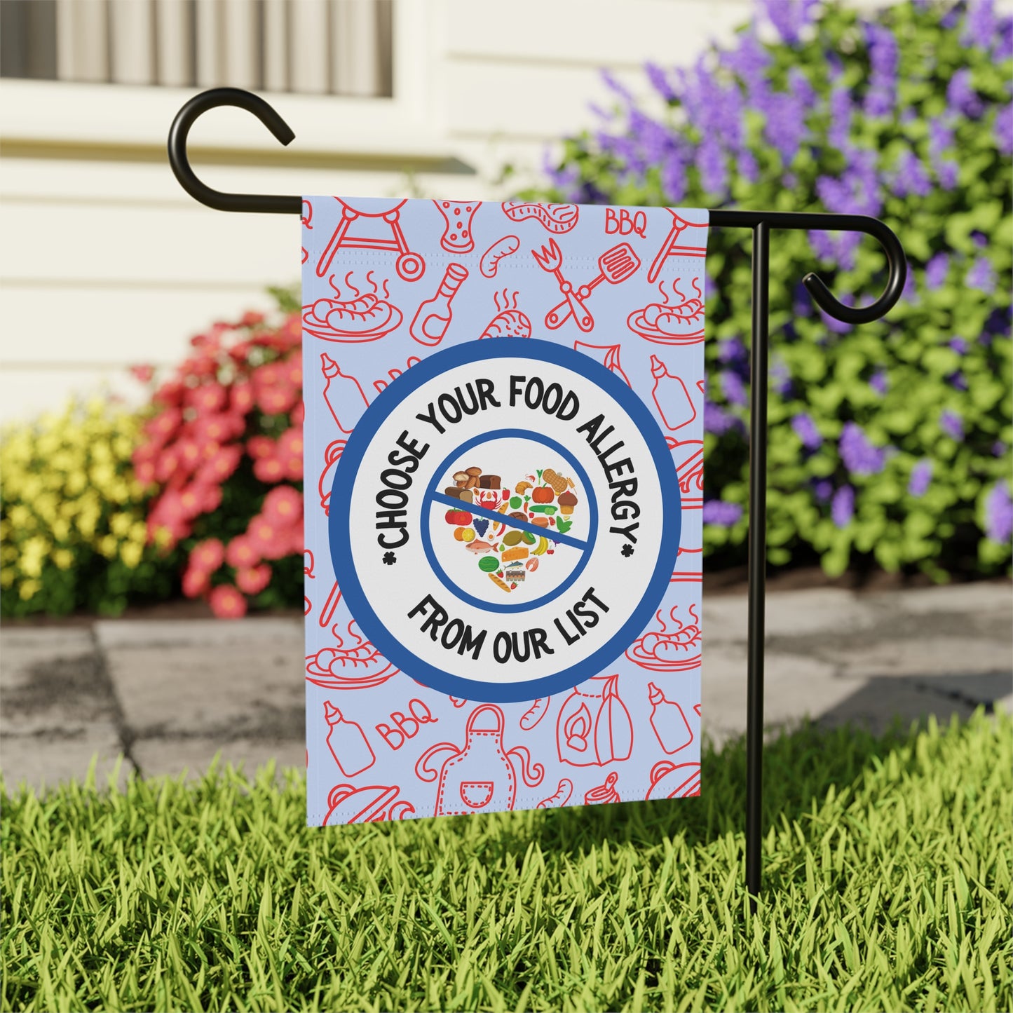 BBQ Garden Flag