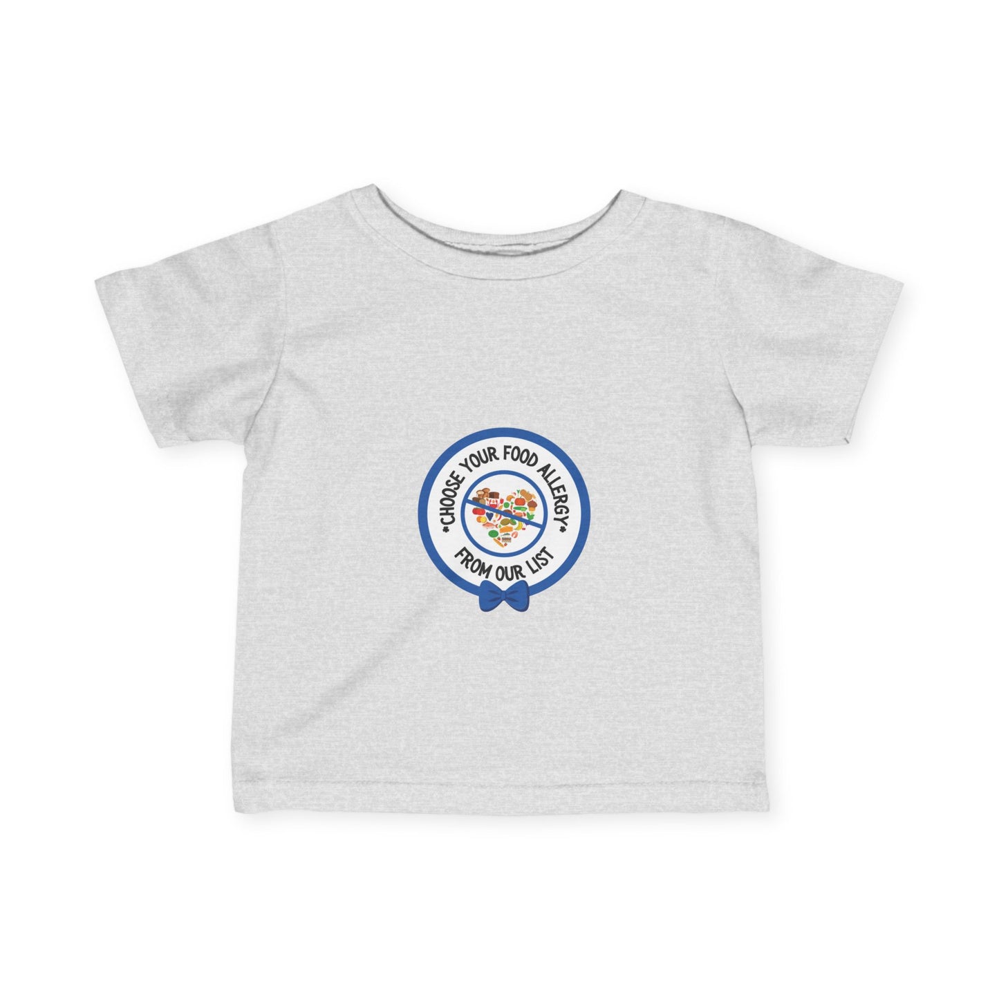 Other Food Allergies Blue Logo Baby Tee