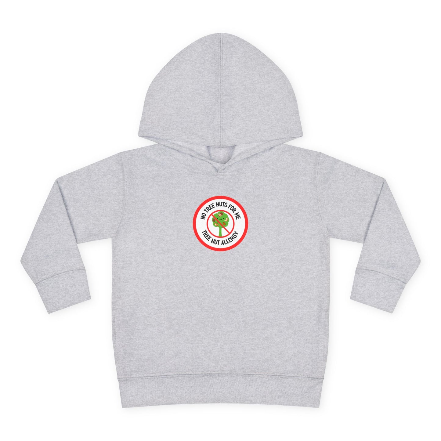 Tree Nut Allergy Red Logo Toddler Hoodie