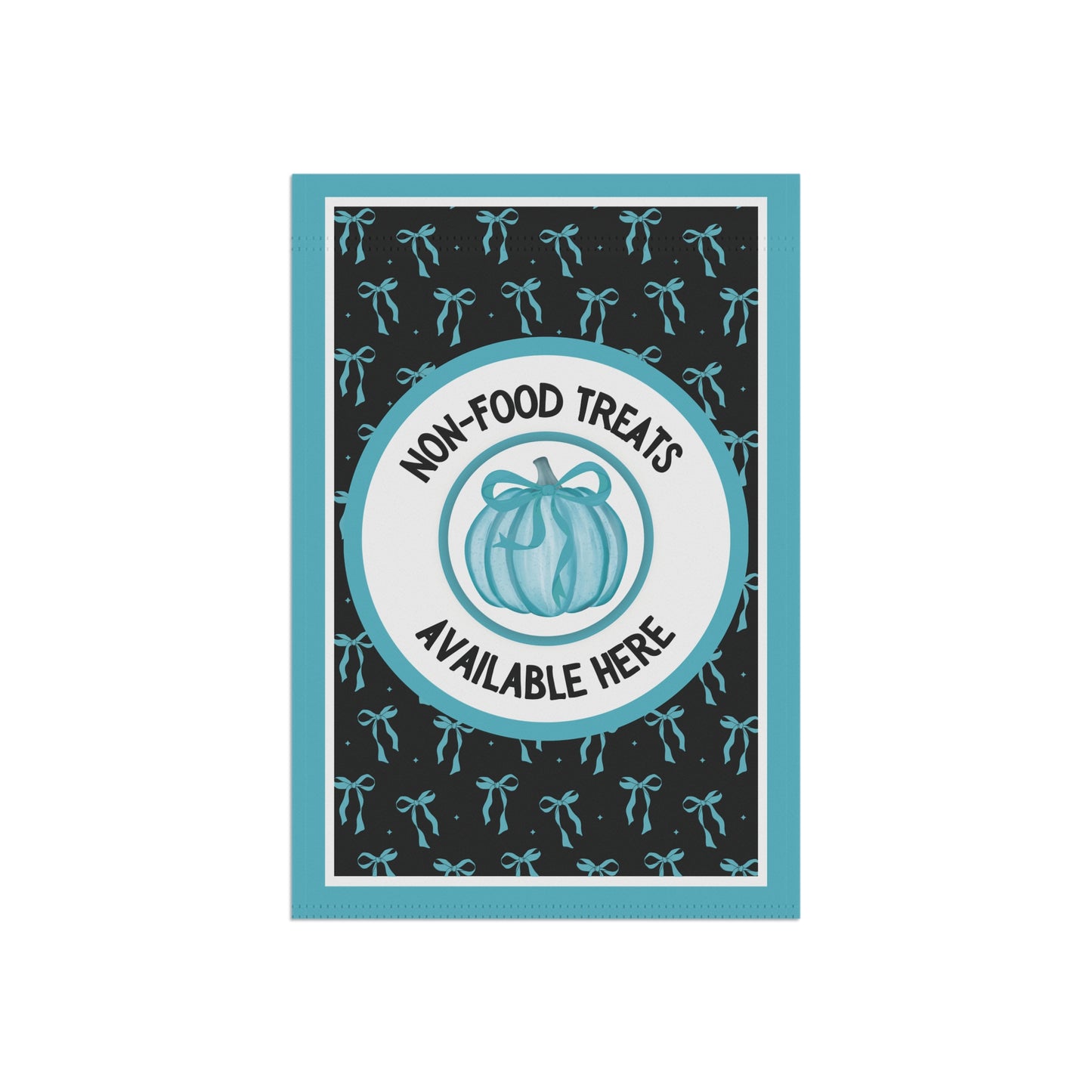 Allergy-Friendly Halloween Garden Flag – Food Allergy Awareness Yard Sign for Safe, Non-Food Treats