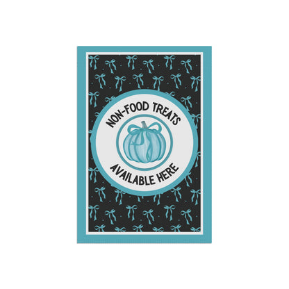 Allergy-Friendly Halloween Garden Flag – Food Allergy Awareness Yard Sign for Safe, Non-Food Treats