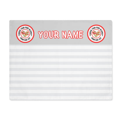 Gray Striped Placemat, 1 pc