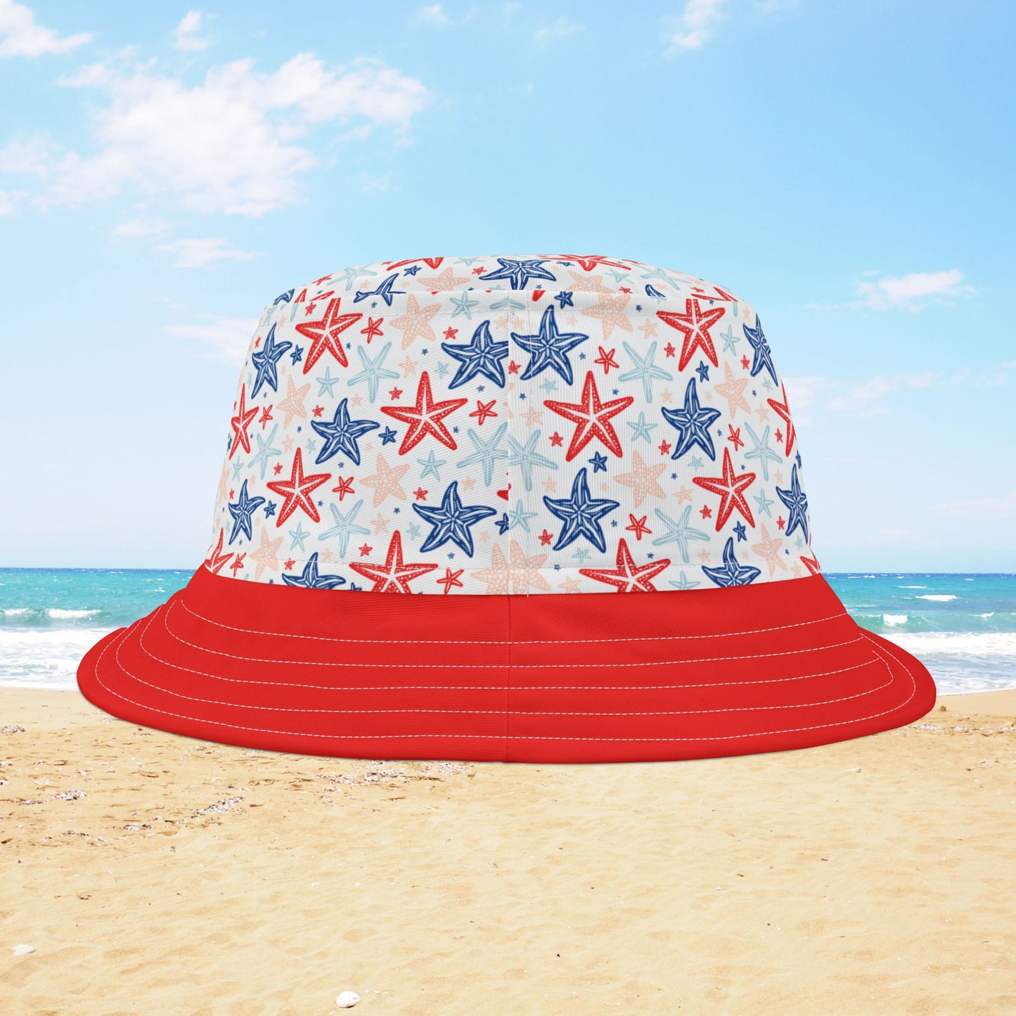Red Logo Bucket Hat 625