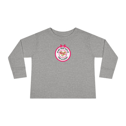 Multiple Allergies Pink Logo Toddler Long Sleeve