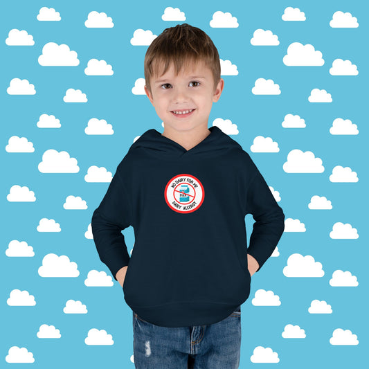 Dairy Allergy Red Logo Toddler Hoodie