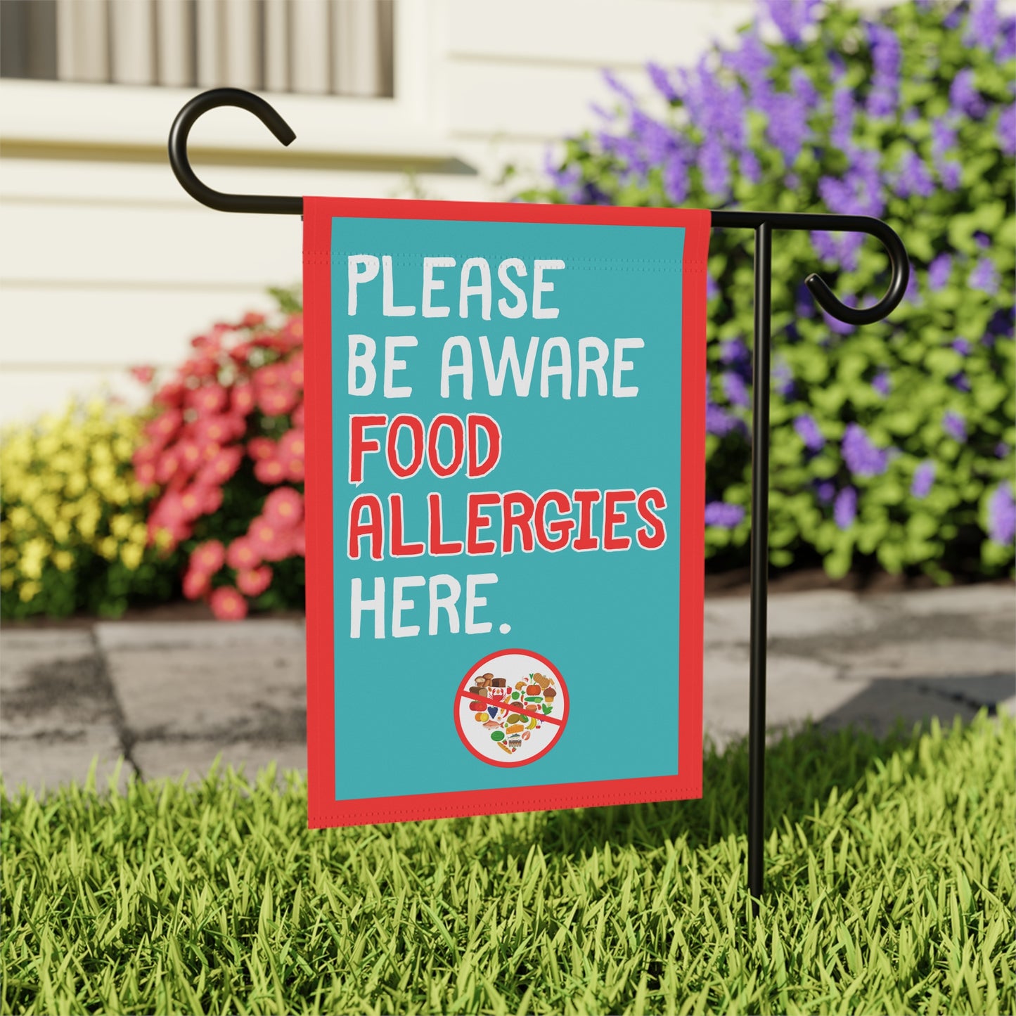 Food Allergy Garden Flag