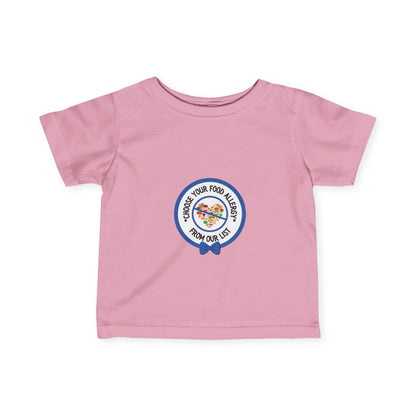 Other Food Allergies Blue Logo Baby Tee