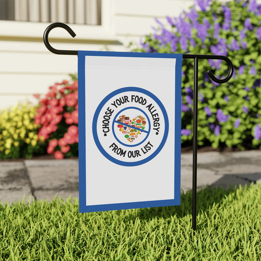 Blue Logo Garden Flag
