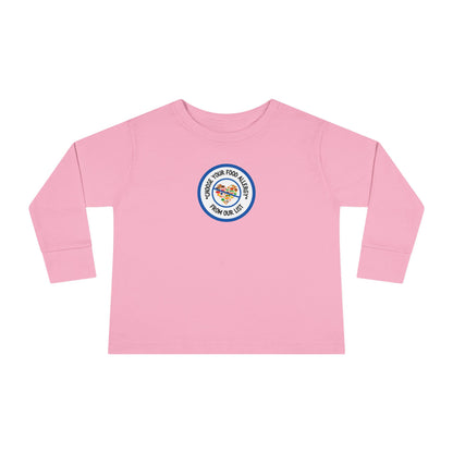 Other Food Allergies Blue Logo Toddler Long Sleeve