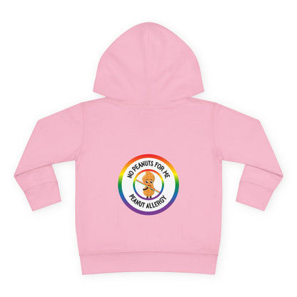 Peanut Allergy Rainbow Logo Toddler Hoodie