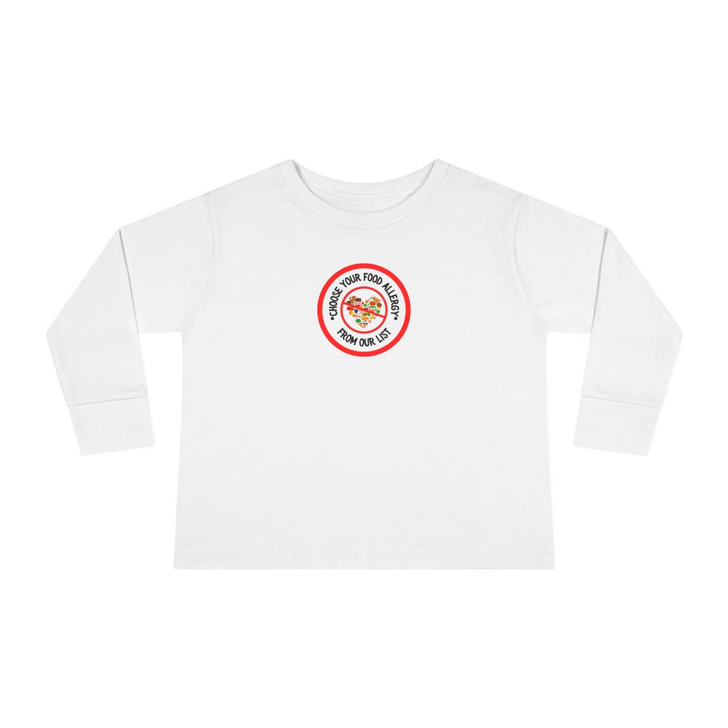 Other Food Allergies Red Logo Toddler Long Sleeve