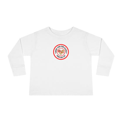 Other Food Allergies Red Logo Toddler Long Sleeve