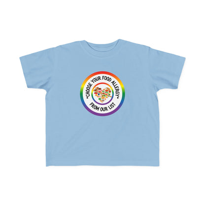 Other Food Allergies Rainbow Logo Toddler Tee