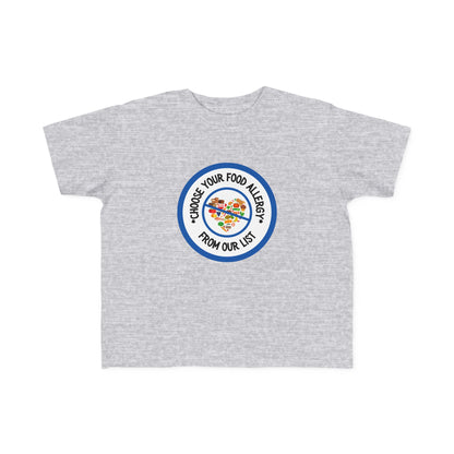 Other Food Allergies Blue Logo Toddler Tee