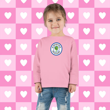 Tree Nut Allergy Blue Logo Toddler Long Sleeve