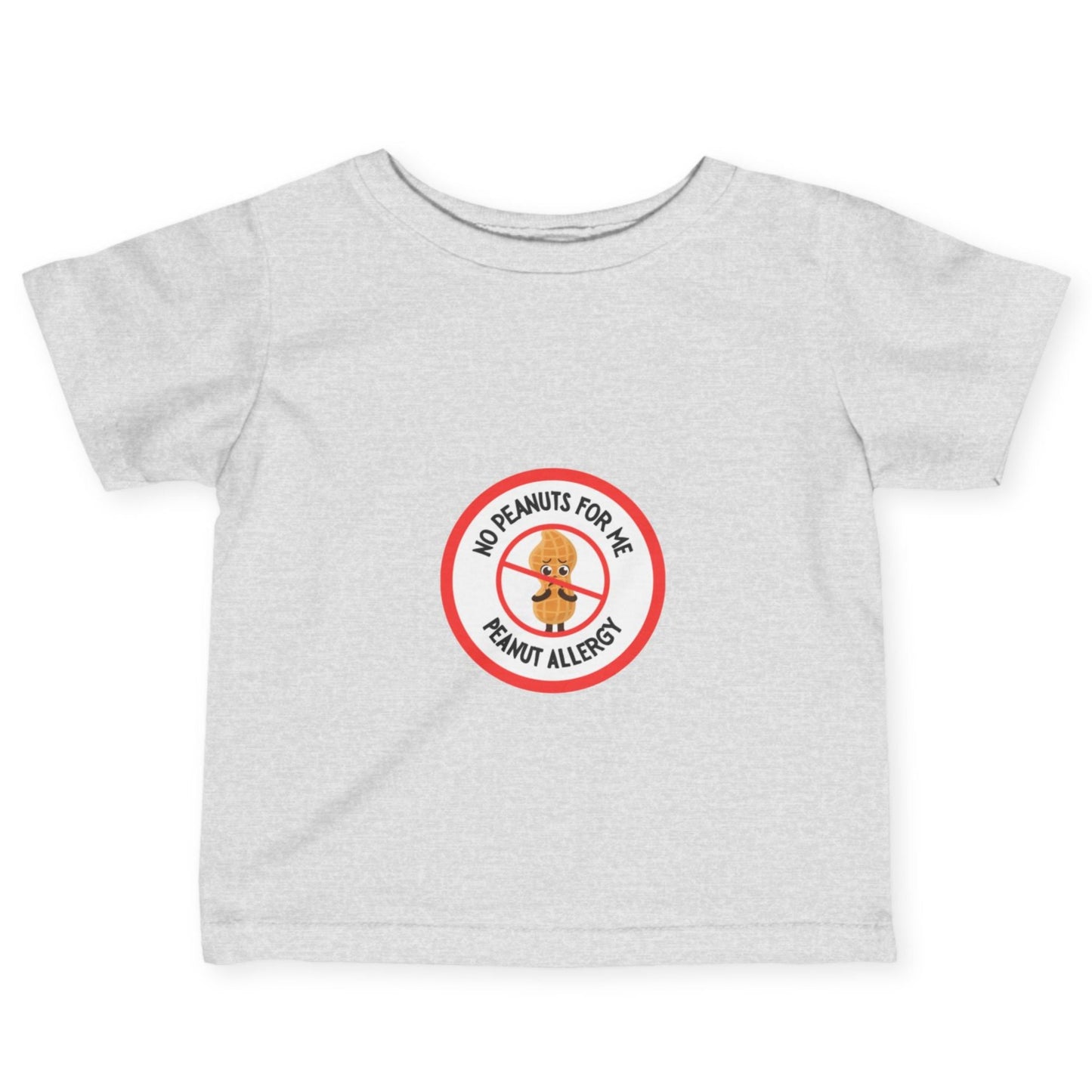 Peanut Allergy Red Logo Baby Tee