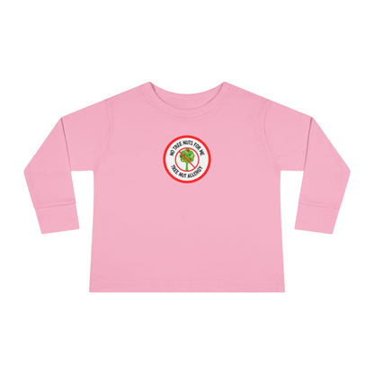Tree Nut Allergy Red Logo Toddler Long Sleeve