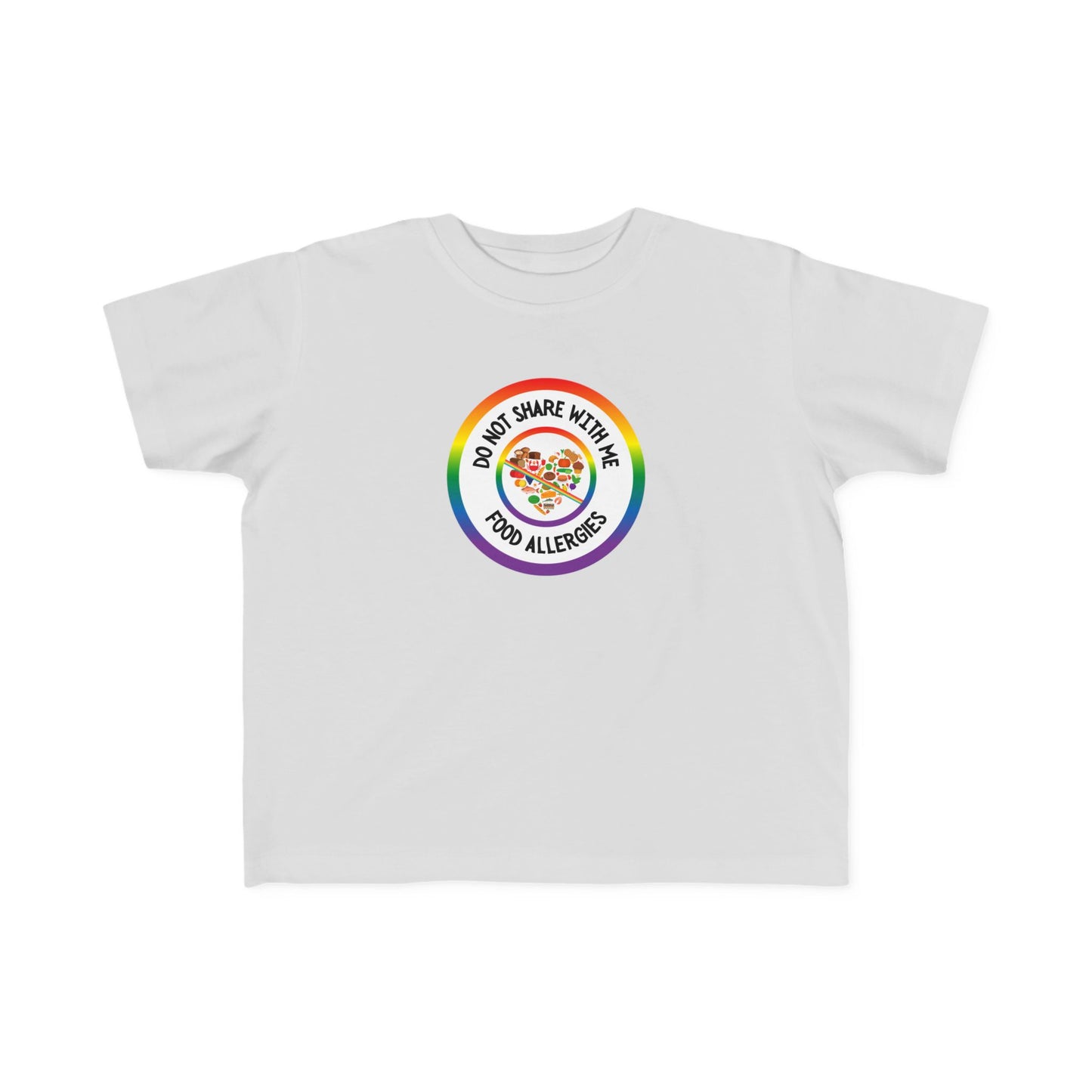 Multiple Allergies Rainbow Logo Toddler Tee