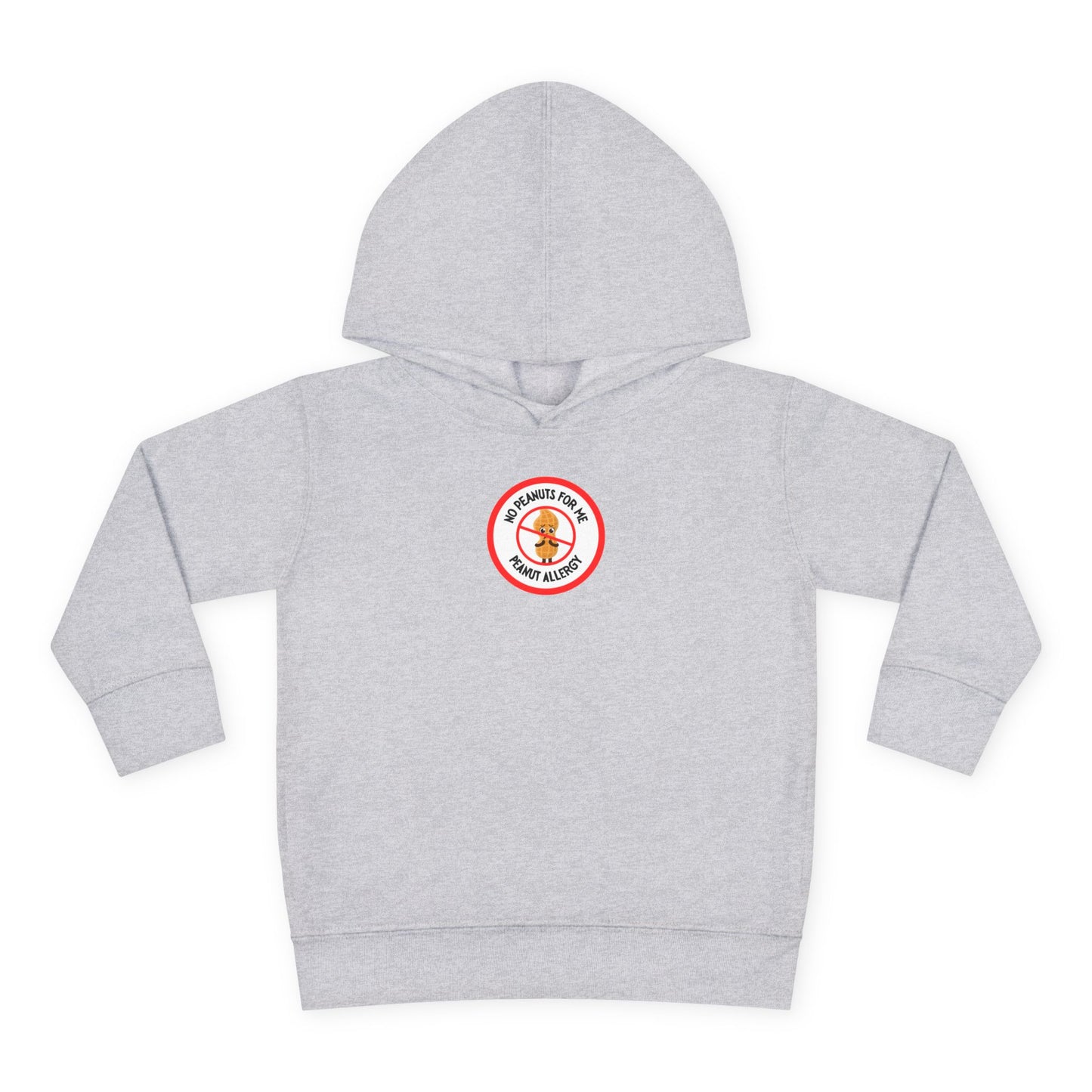 Peanut Allergy Red Logo Toddler Hoodie