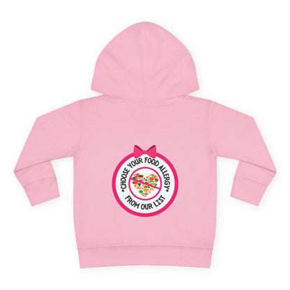 Other Food Allergies Pink Logo Toddler  Hoodie