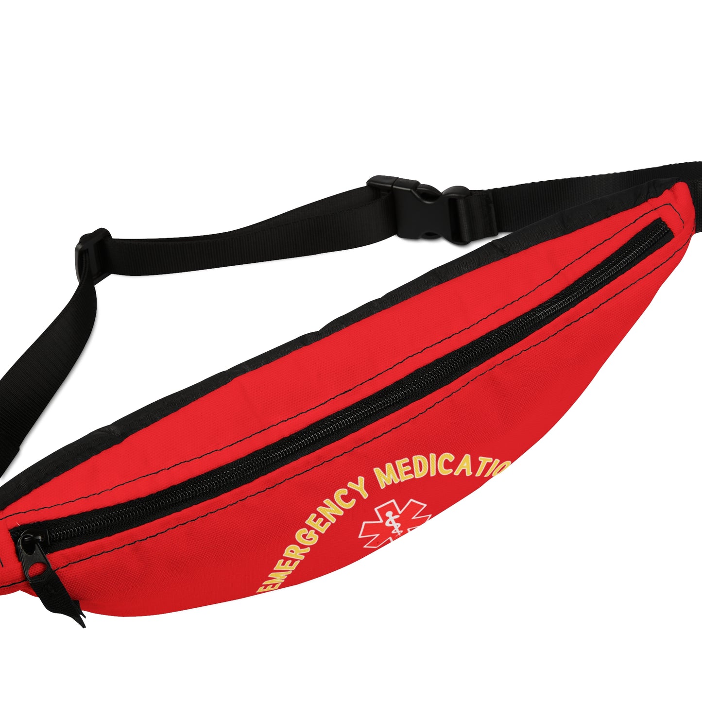Red Emergency Medication Epipen Fanny Pack