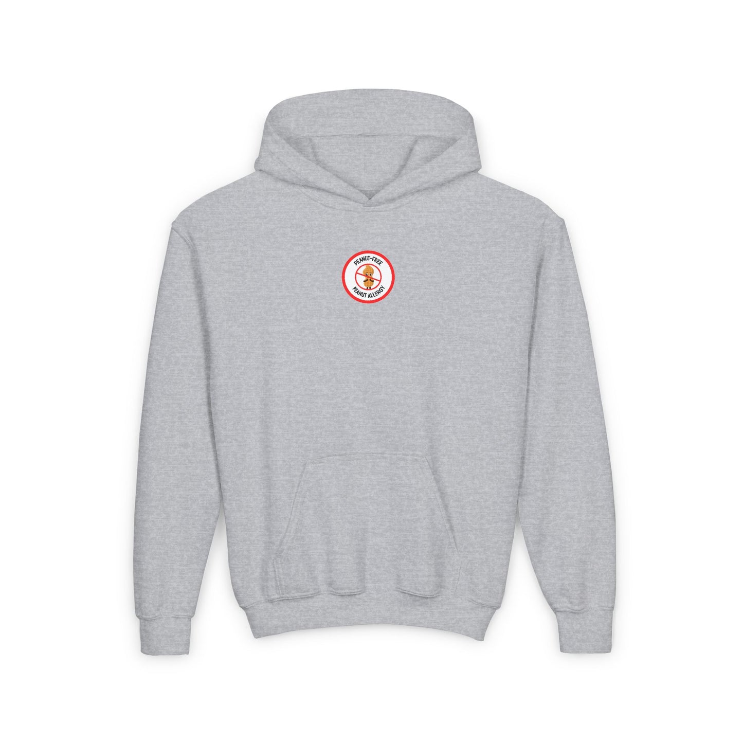 Peanut Allergy Red Logo Youth Hoodie