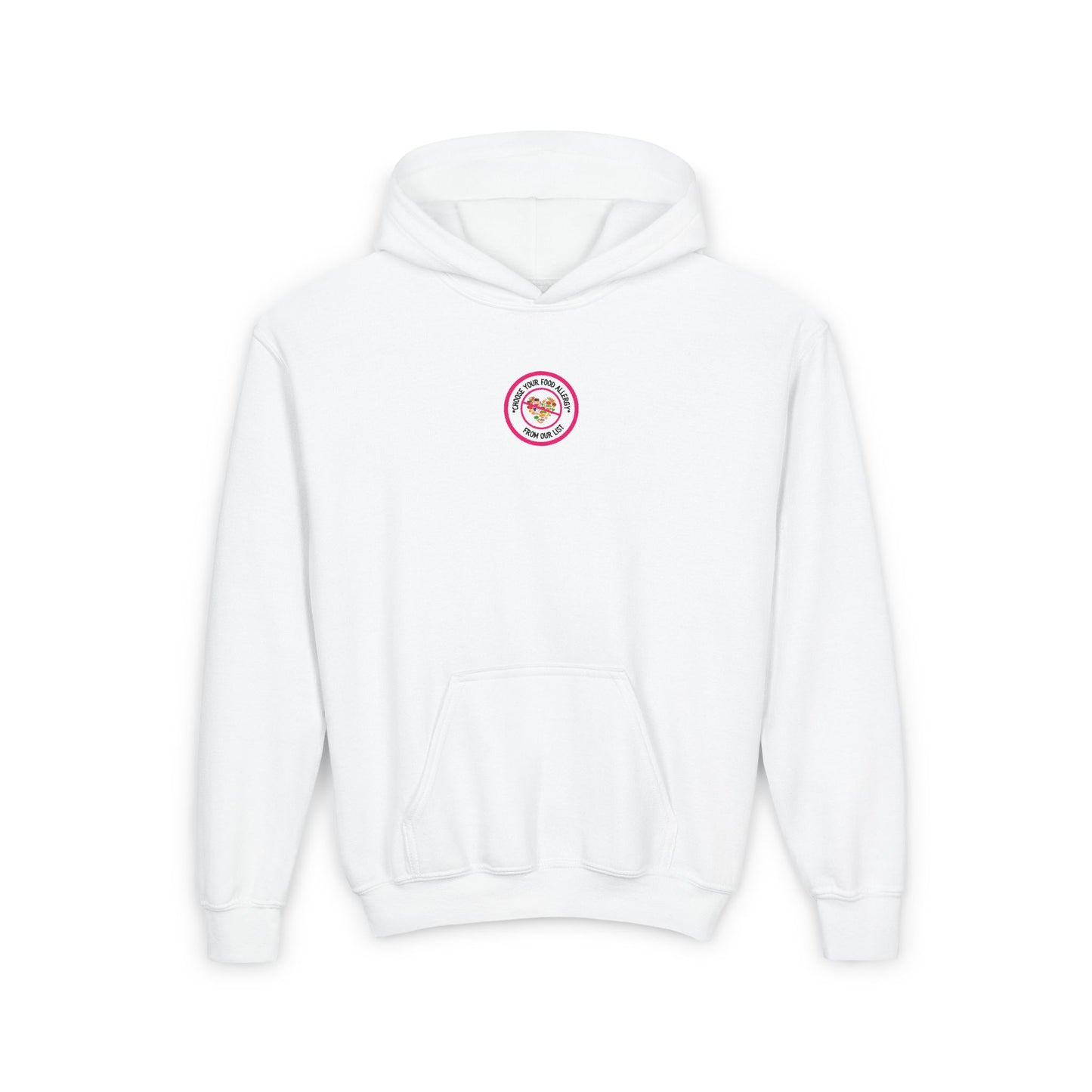 Other Food Allergies Pink Logo Youth Hoodie