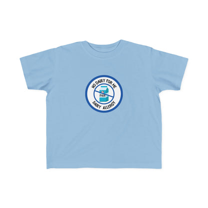 Dairy Allergy Blue Logo Toddler Tee