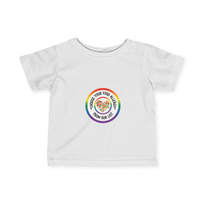 Other Food Allergies Rainbow Logo Baby Tee
