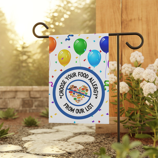 Party Balloon Garden Flag