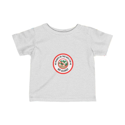 Nut Allergy Red Logo Baby Tee